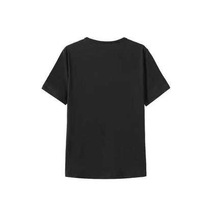 Claire – Casual Print Drop Shoulder Short Sleeve