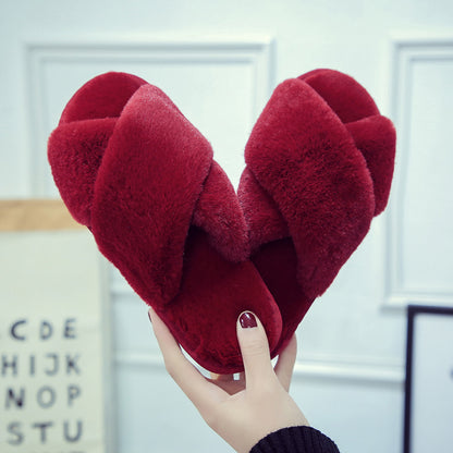 Ann – Warm Plush Home Slippers