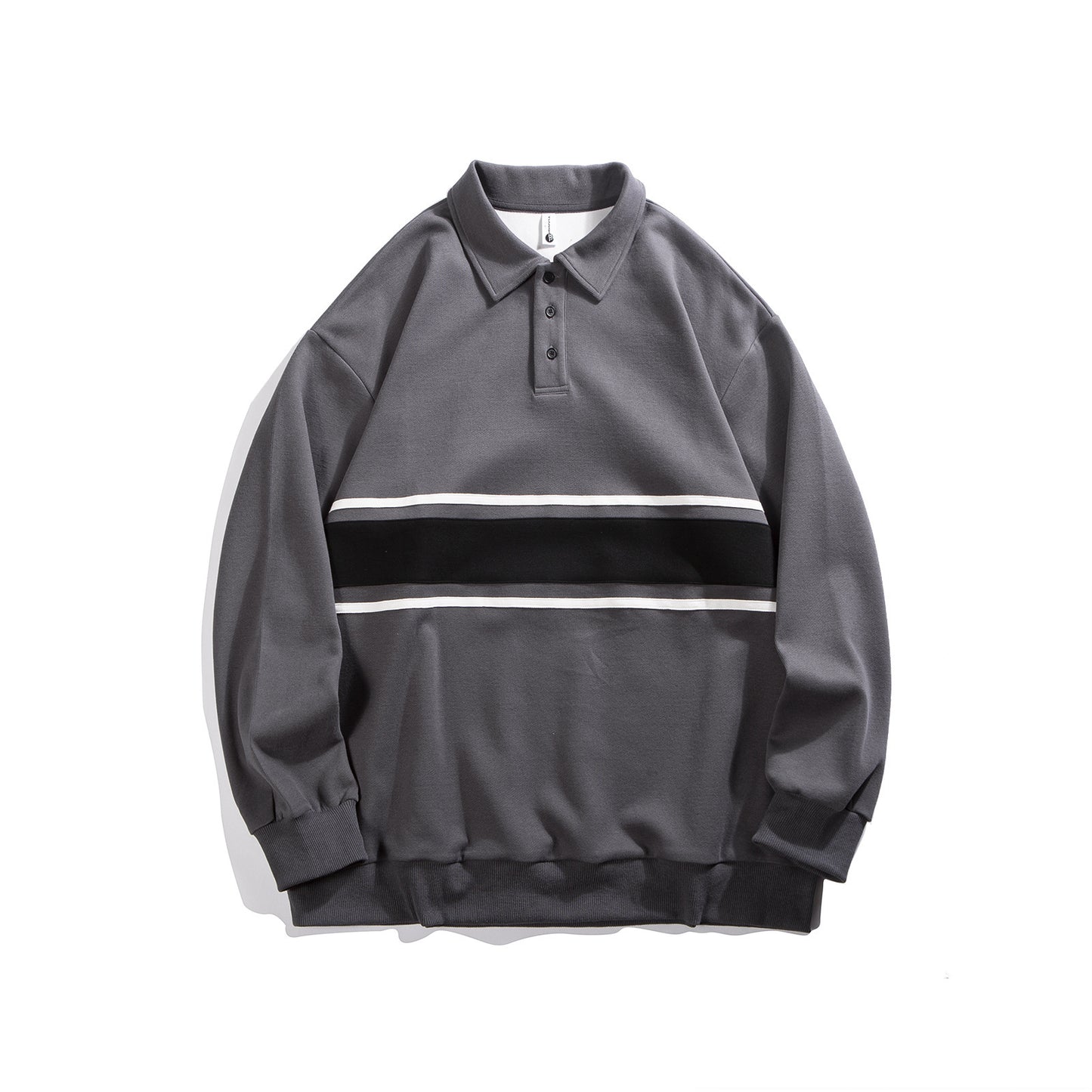 Philip – Loose Men's Polo Hoodie