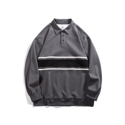 Philip – Loose Men's Polo Hoodie