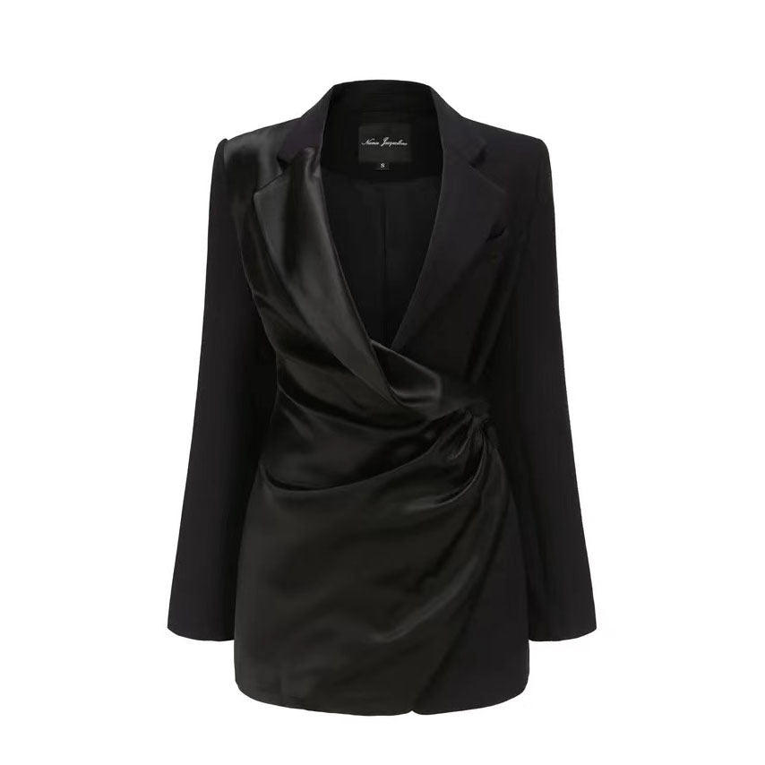 Jade – Women's V-Neck Long Sleeve Blazer