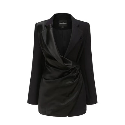 Jade – Women's V-Neck Long Sleeve Blazer