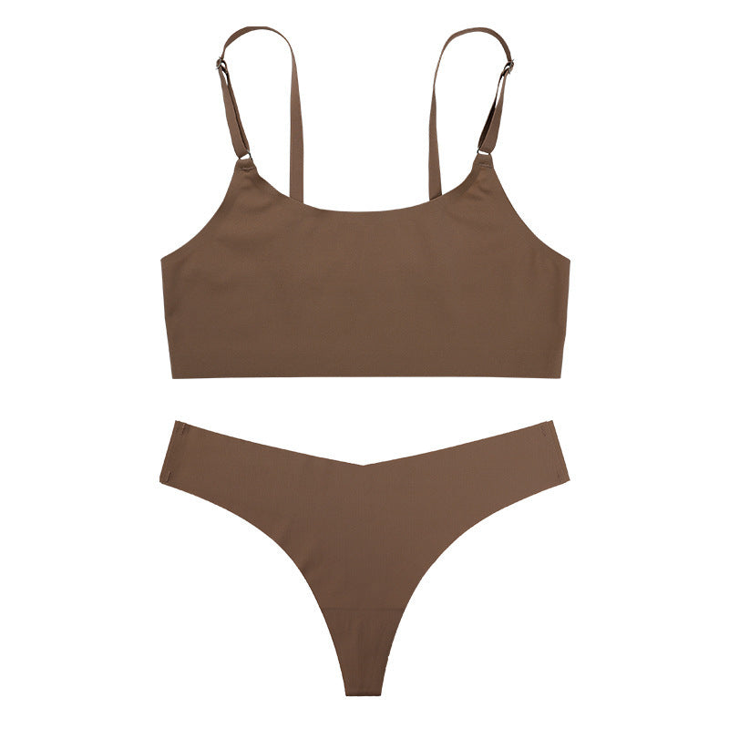 Grace – Seamless Ice Silk Lingerie Set