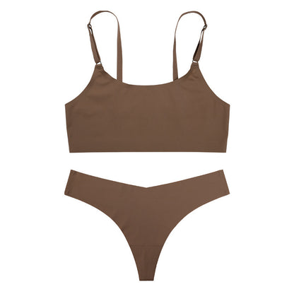 Grace – Seamless Ice Silk Lingerie Set