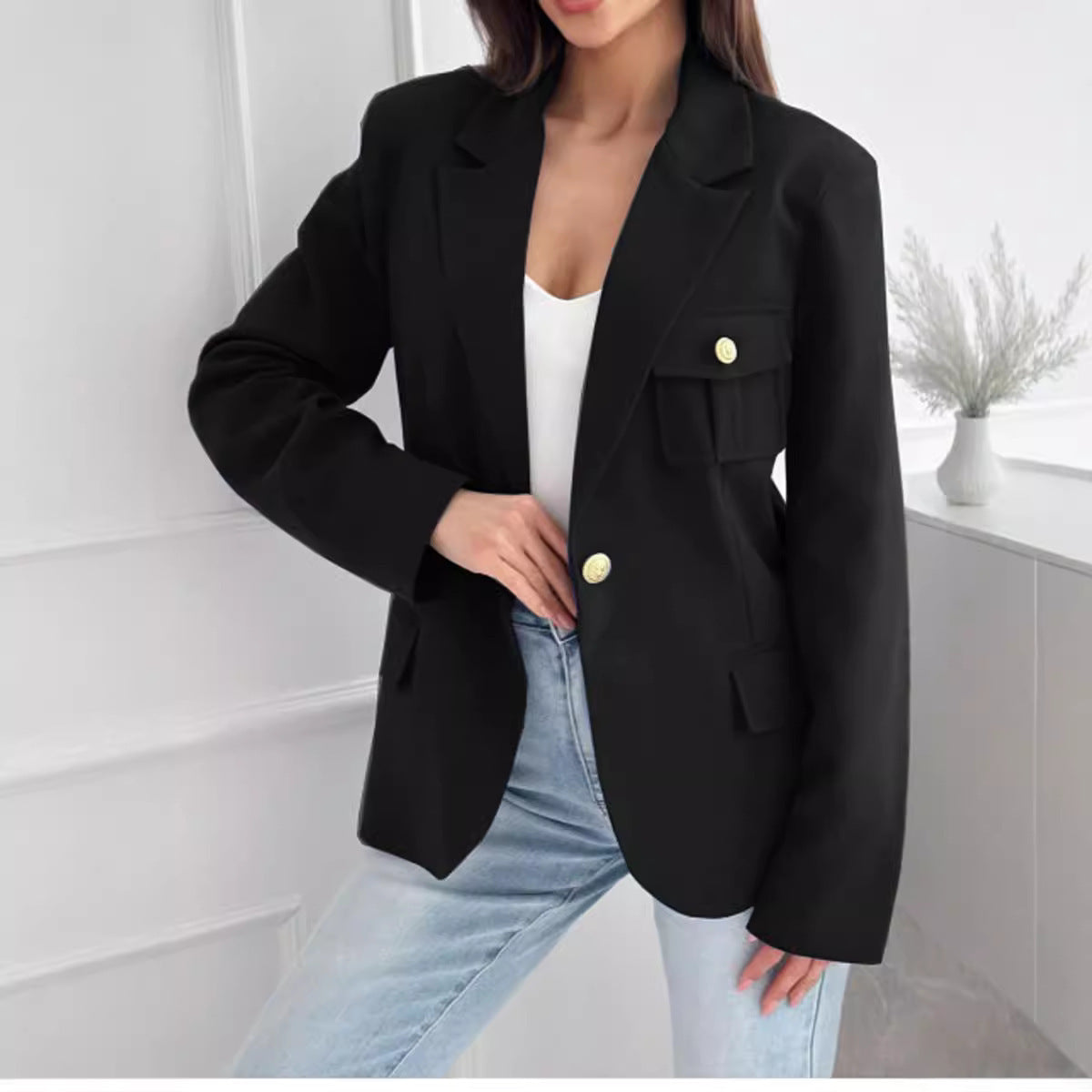 Georgina – Double Breasted Slim Fit Coat