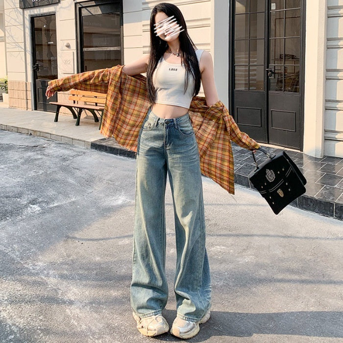 Lily – Glacier Blue Wide-leg Jeans