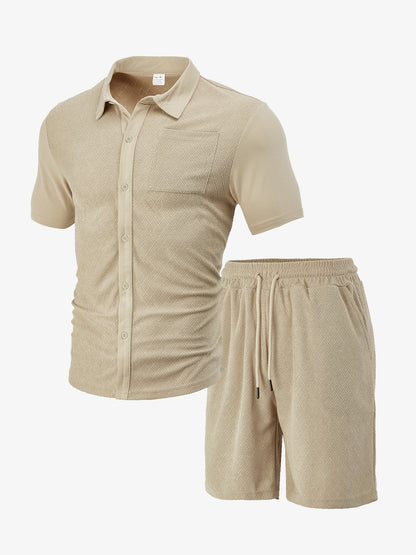 Douglas – Casual Men's Short Sleeve Set