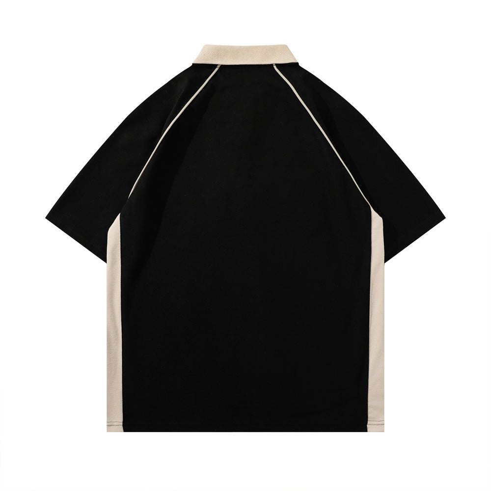 Louis – Spider Letter Print Short-sleeve Polo