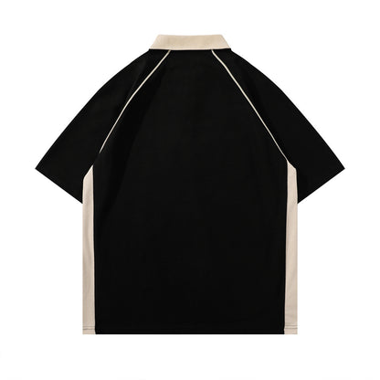 Louis – Spider Letter Print Short-sleeve Polo