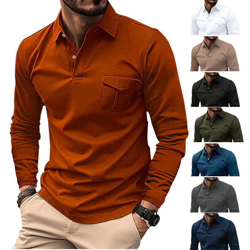 Hugh – Casual Polo with Asymmetric Style