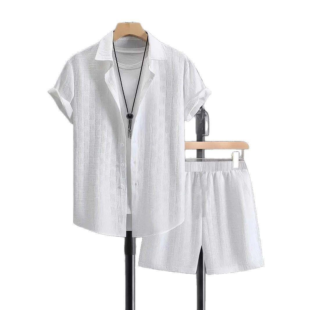 Dan – Summer Jacquard Casual Suit