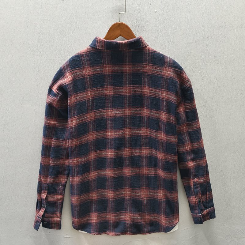 Kris – Casual Plaid Long-Sleeved Shirt