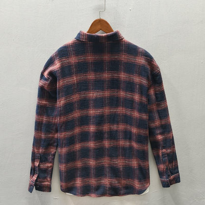 Kris – Casual Plaid Long-Sleeved Shirt