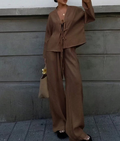 Kelly – Women's Fashion Lace-up Suit