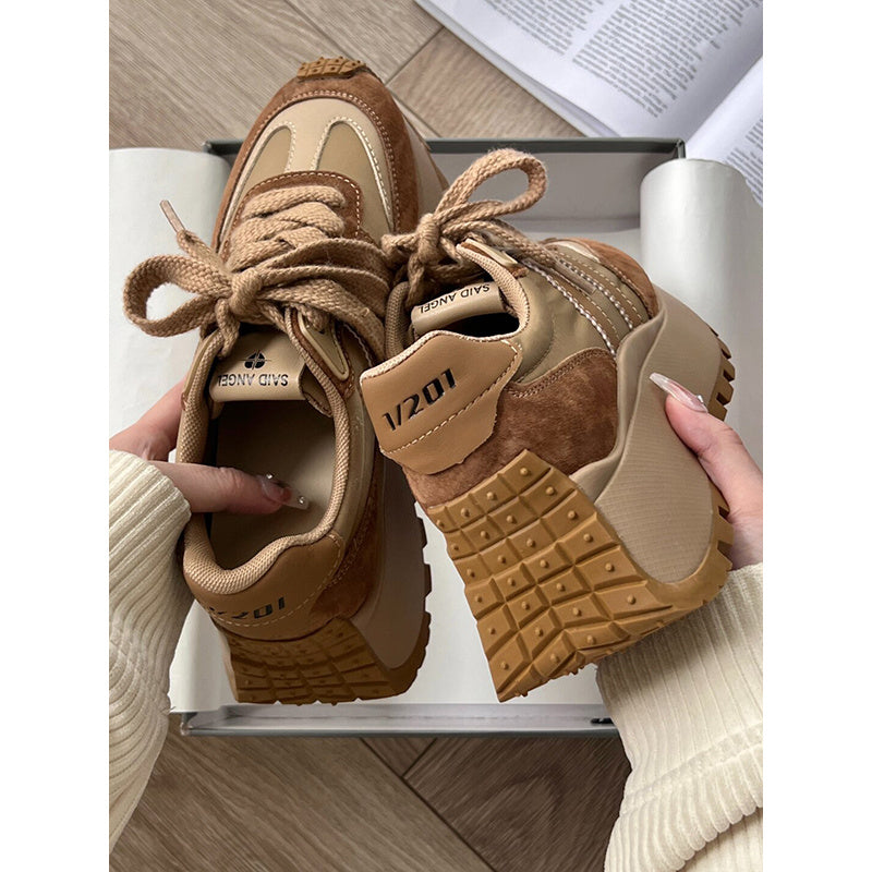 Alice – Retro Women's Platform Dad Shoes with Thick Soles