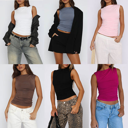 Clara – Sleeveless Sexy Slim Pullover