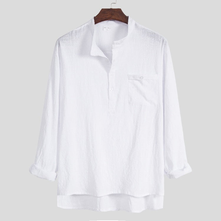 Nathan – Casual Long Sleeve Polo Shirt