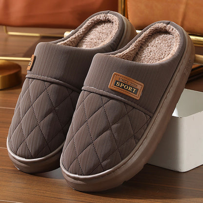 Keith – Winter Warm Plush Indoor Slippers