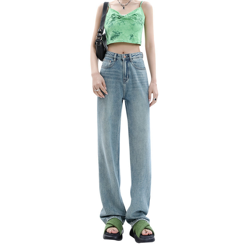 Anne – Light-Colored Wide-Leg Jeans