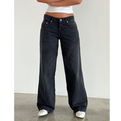 Mary – Wide Leg Denim Pants