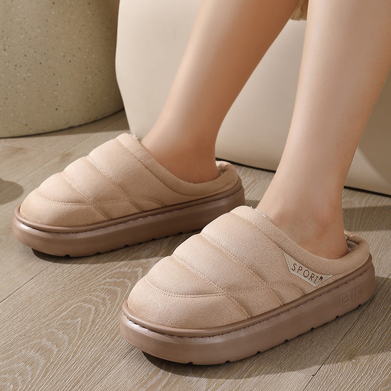 Barbara – Cozy Vegan Suede Indoor Slippers