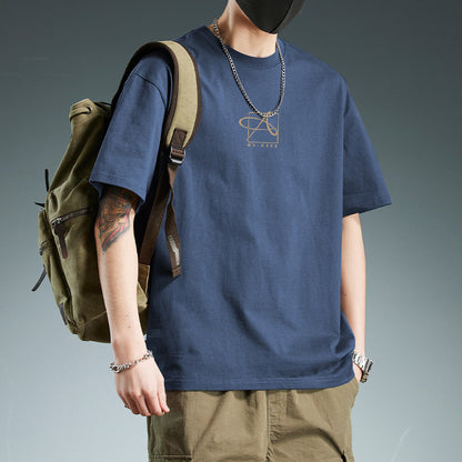 Malcolm – Loose Cotton Short Sleeve Top