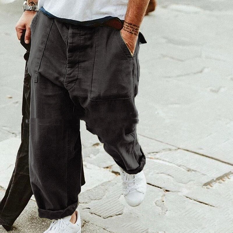 Robert – Loose Retro Casual Hobo Pants