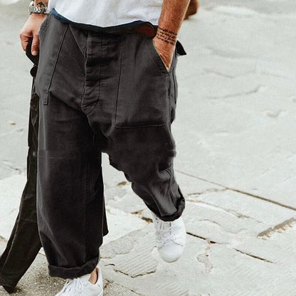 Robert – Loose Retro Casual Hobo Pants