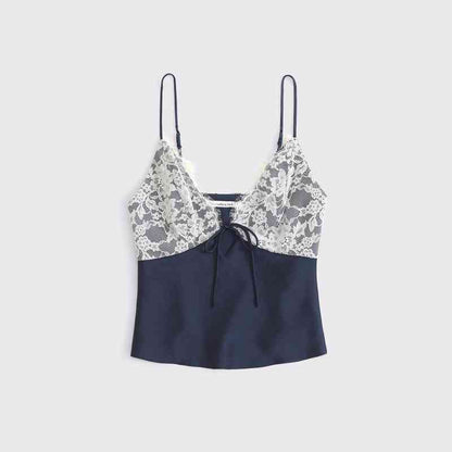 Harriet – Elegant Lace Camisole with Spaghetti Straps