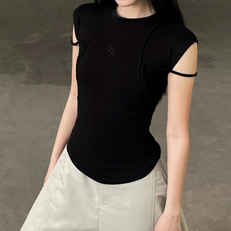 Shirley – Versatile Pullover Top with Irregular Hem