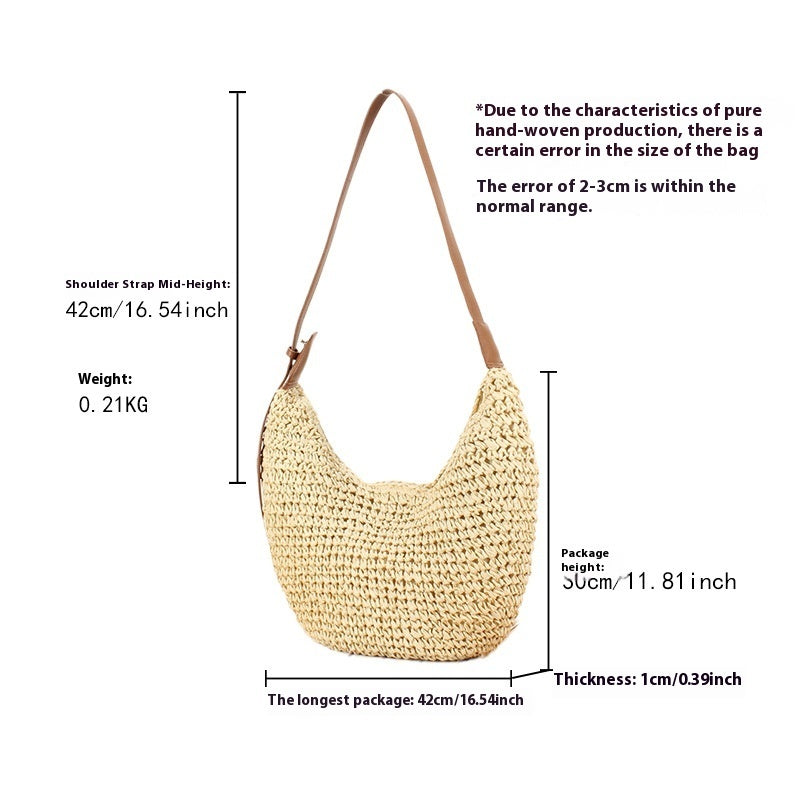 Anne – Simple Casual Hand-woven Tote Bag