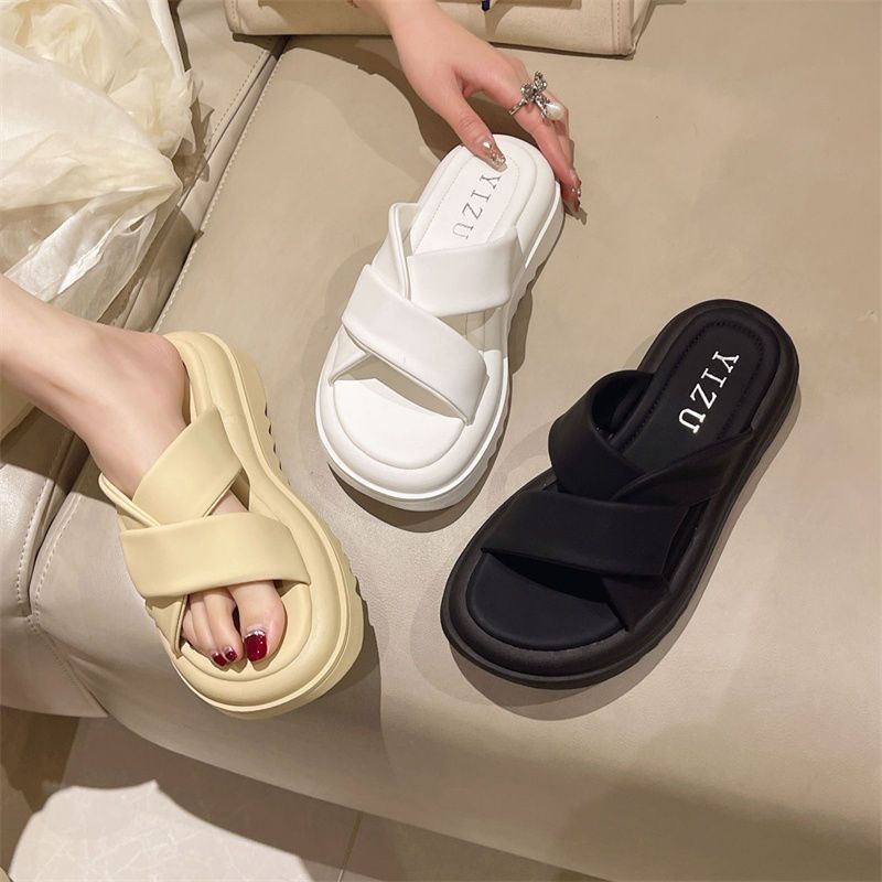 Heidi – Non-slip Outdoor Platform Slippers