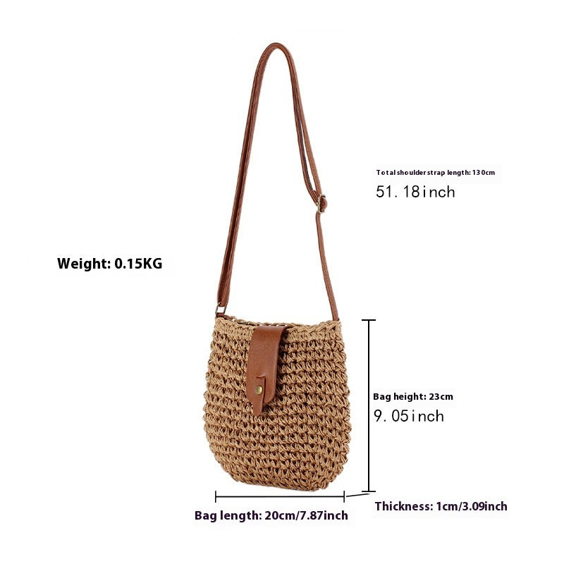 Linda – Multifunctional Mori Crossbody Bag for Beach Vacations