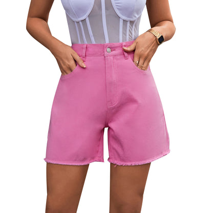 Julie – High Waist Loose Denim Shorts