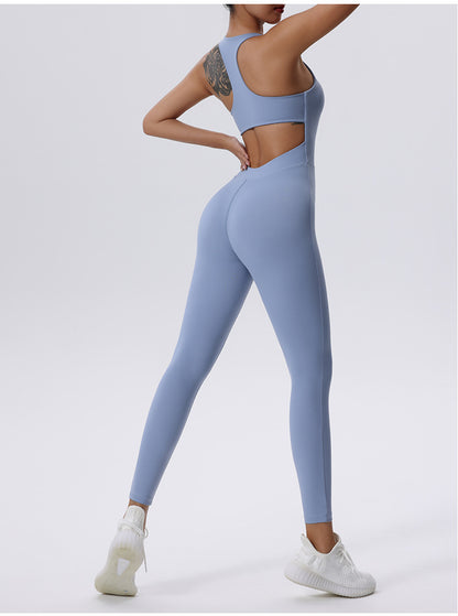 Kim – Sleeveless Fitness Jumpsuit for Women