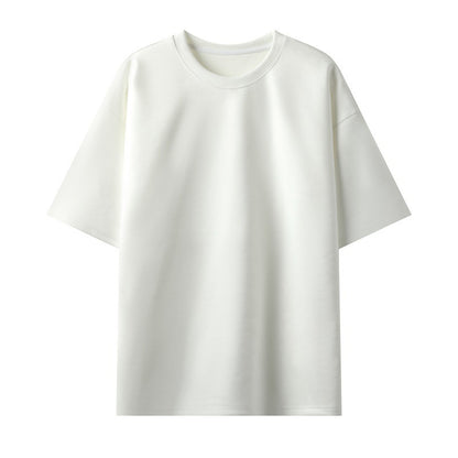 Nigel – Men's Loose Vegan Suede Pullover T-Shirt