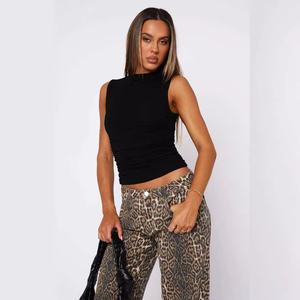 Clara – Sleeveless Sexy Slim Pullover