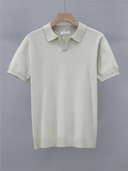 Rory – Summer Knitted Polo Shirt