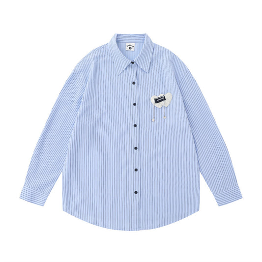 Marcus – Men's Pinstripe Long-sleeved Shirt