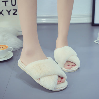 Ann – Warm Plush Home Slippers