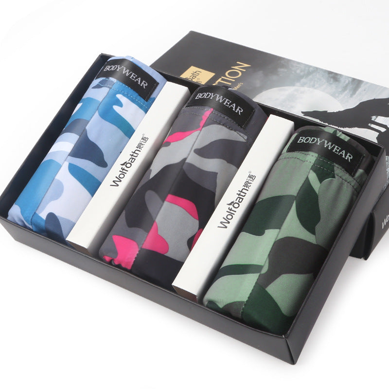 David – Men's Ice Silk Underwear 3-Pack