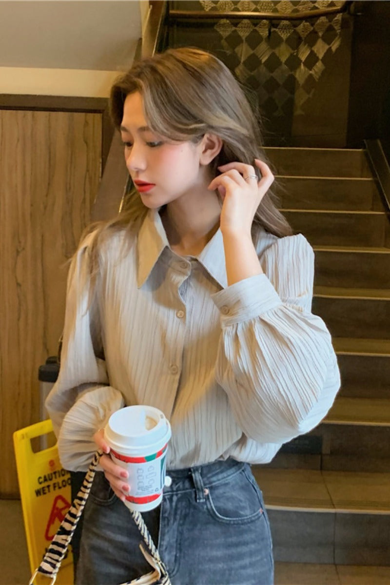 Kimberley – Vintage Polo Collar Shirt