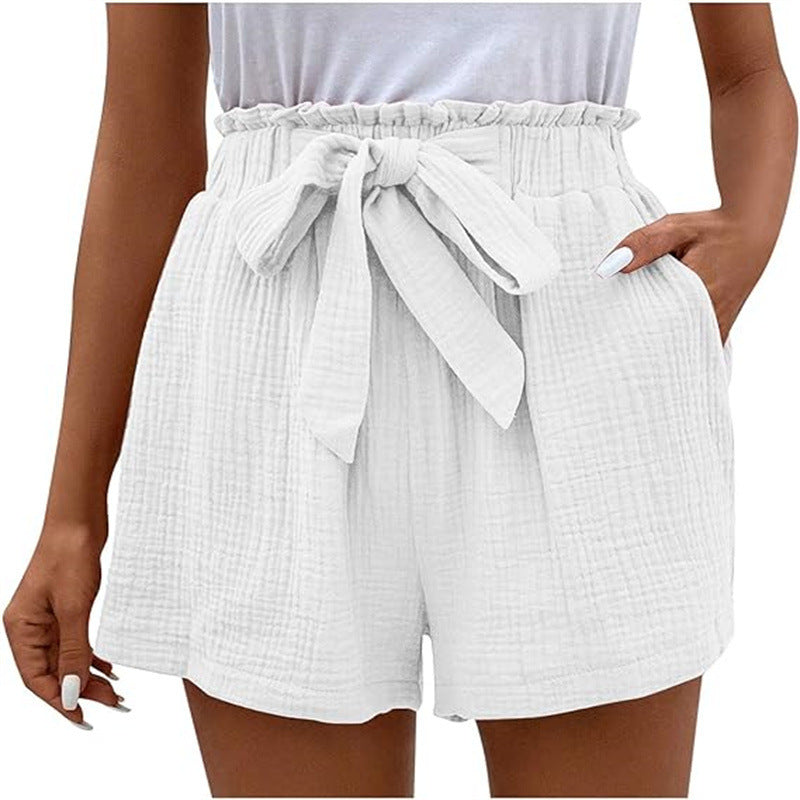 Wendy – Casual Wide-Leg Shorts with Elastic Waist