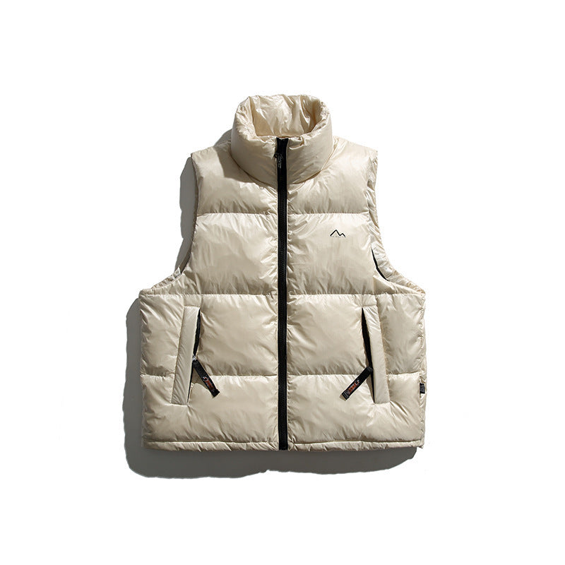 Alan – Glossy Printed Down Vest