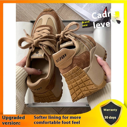 Alice – Retro Women's Platform Dad Shoes with Thick Soles