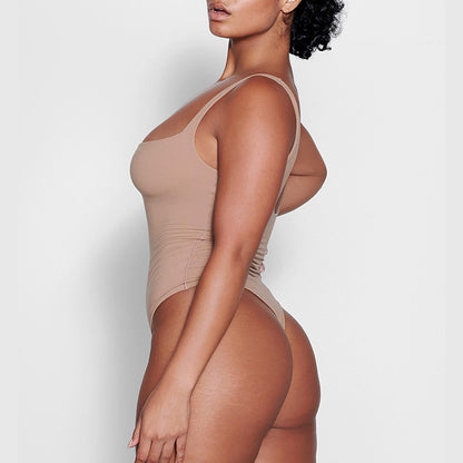 Charlotte – Women's High Elastic Jumpsuit with Belly Shaping