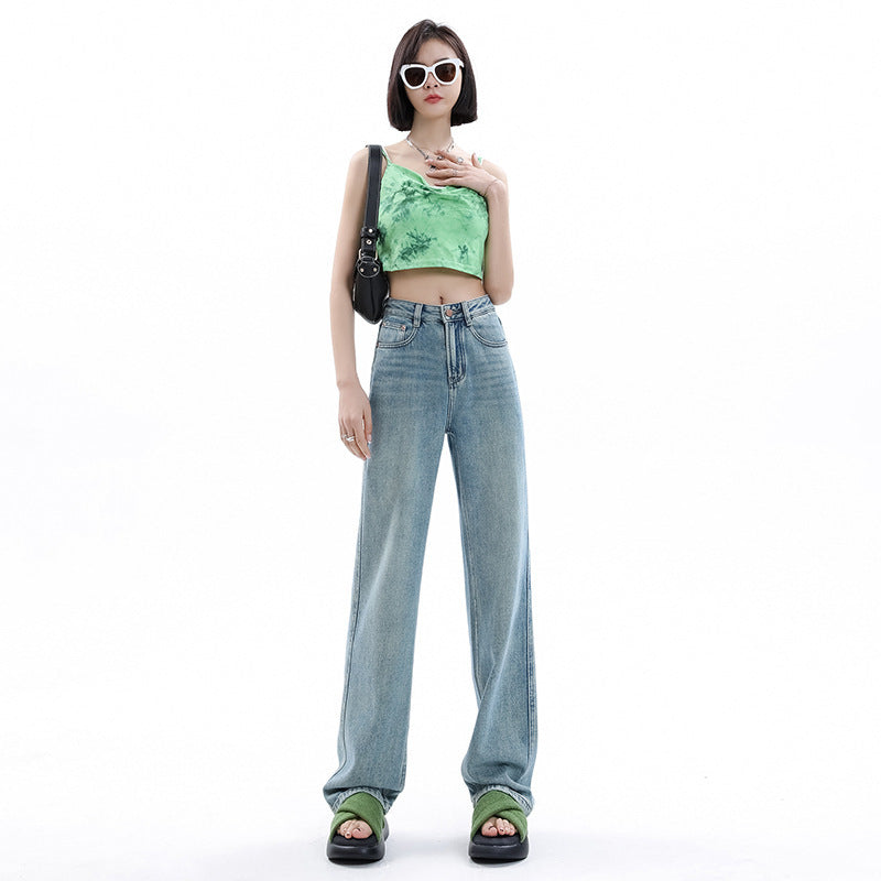 Anne – Light-Colored Wide-Leg Jeans