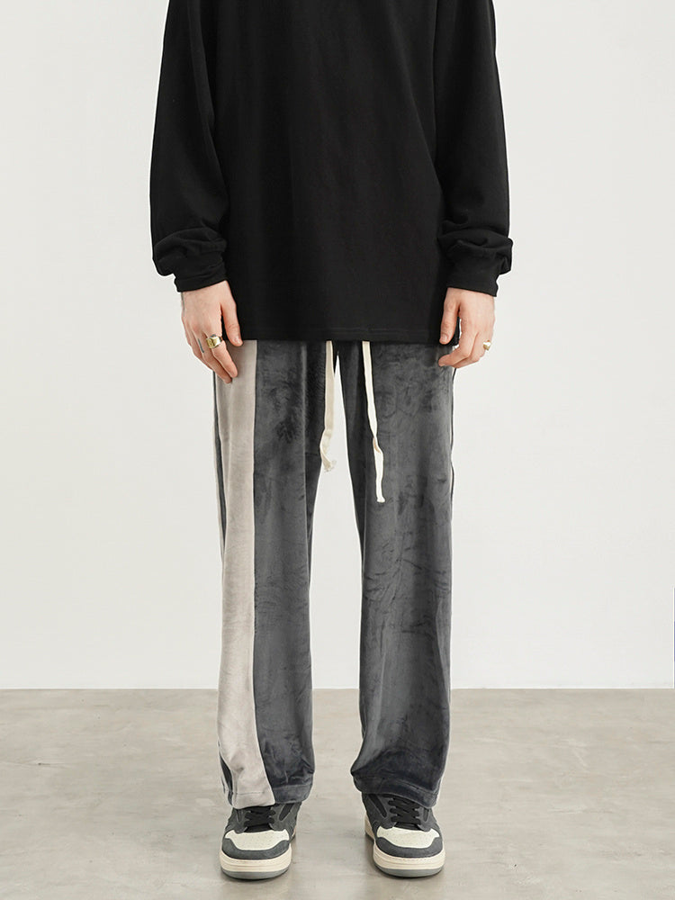 Jay – Casual Sports Wide Pants with Drawstring