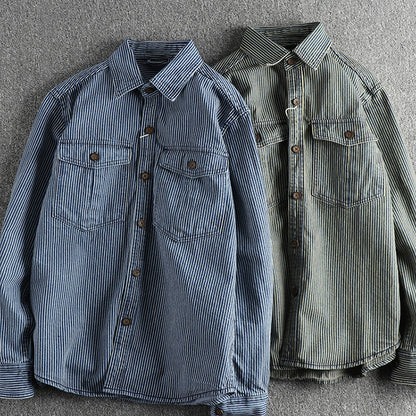 Allan – Washed Vintage Denim Shirt