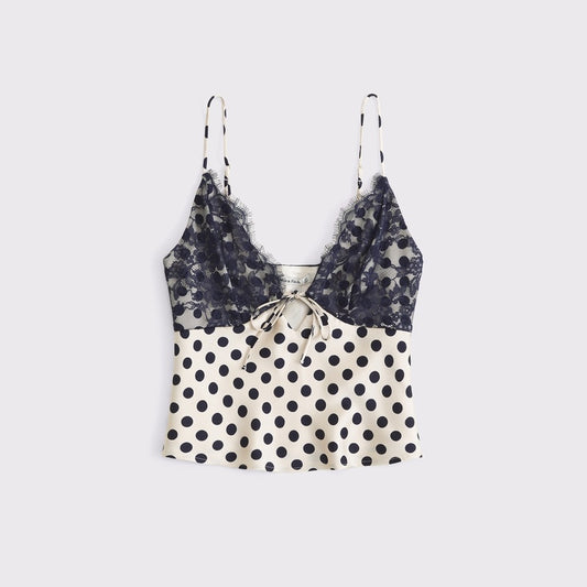 Harriet – Elegant Lace Camisole with Spaghetti Straps